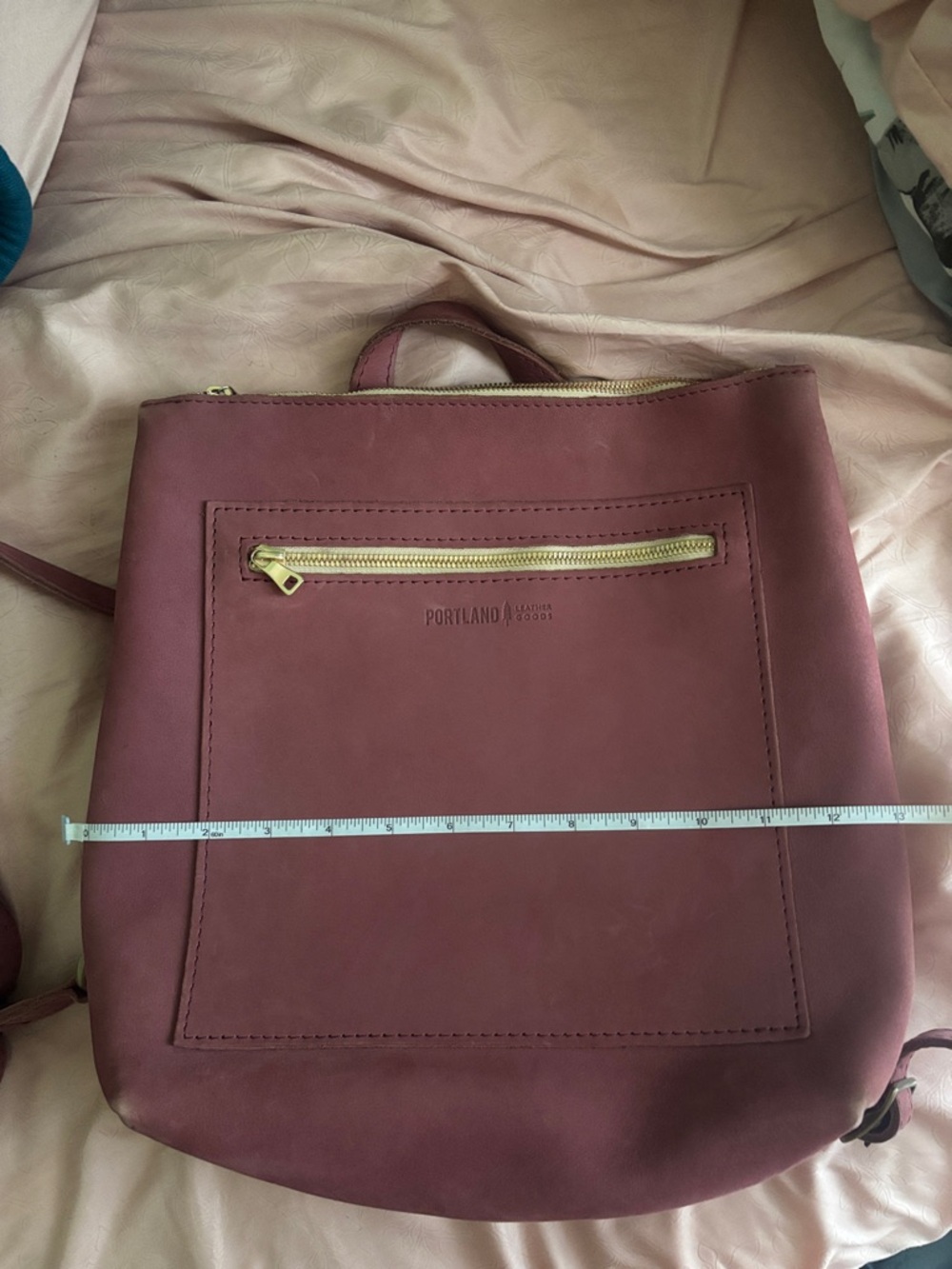 Portland Leather Goods tote backpack - Picture 4 of 5